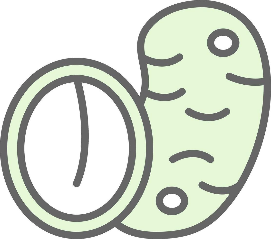 Potato Vector Icon Design