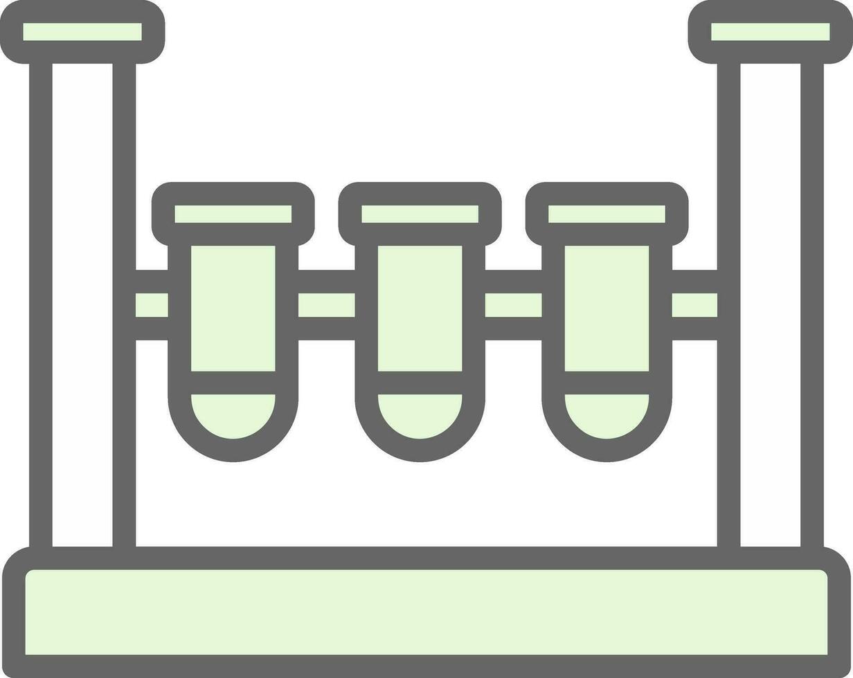 Test Tubes Vector Icon Design