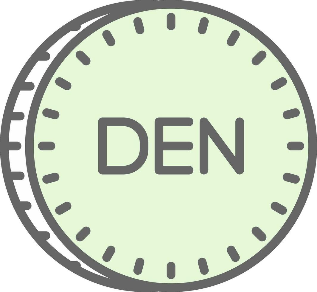 Denar Vector Icon Design