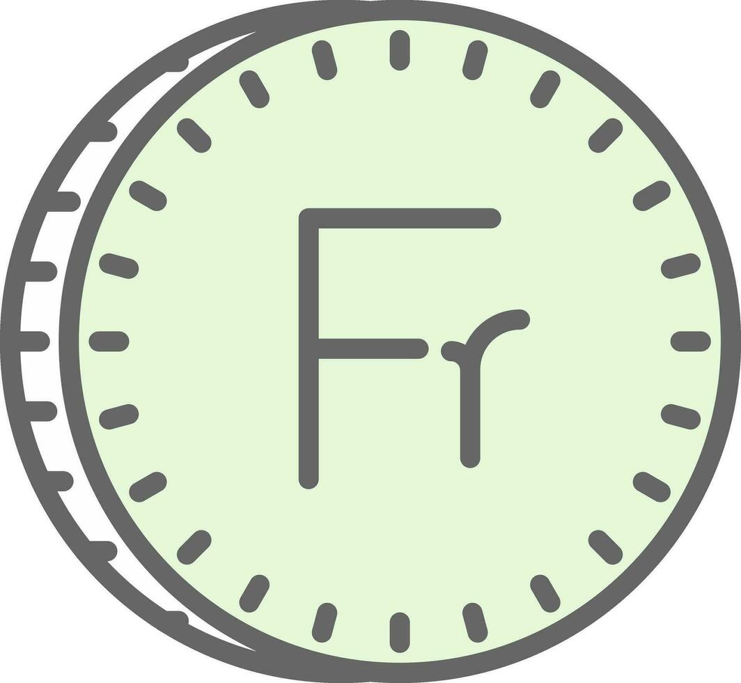 Franc Vector Icon Design