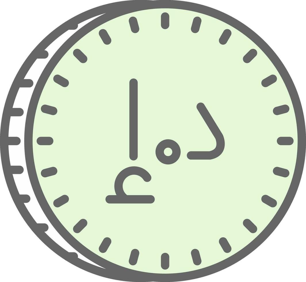 UAE Dirham Vector Icon Design