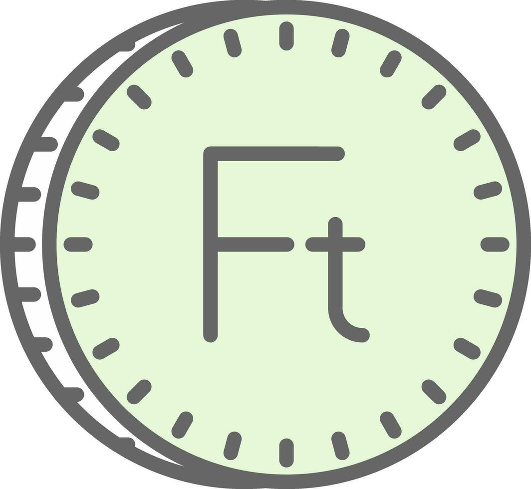 Forint Vector Icon Design