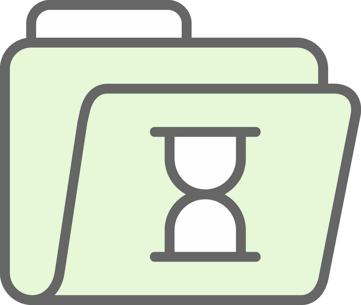 Hourglass Vector Icon Design