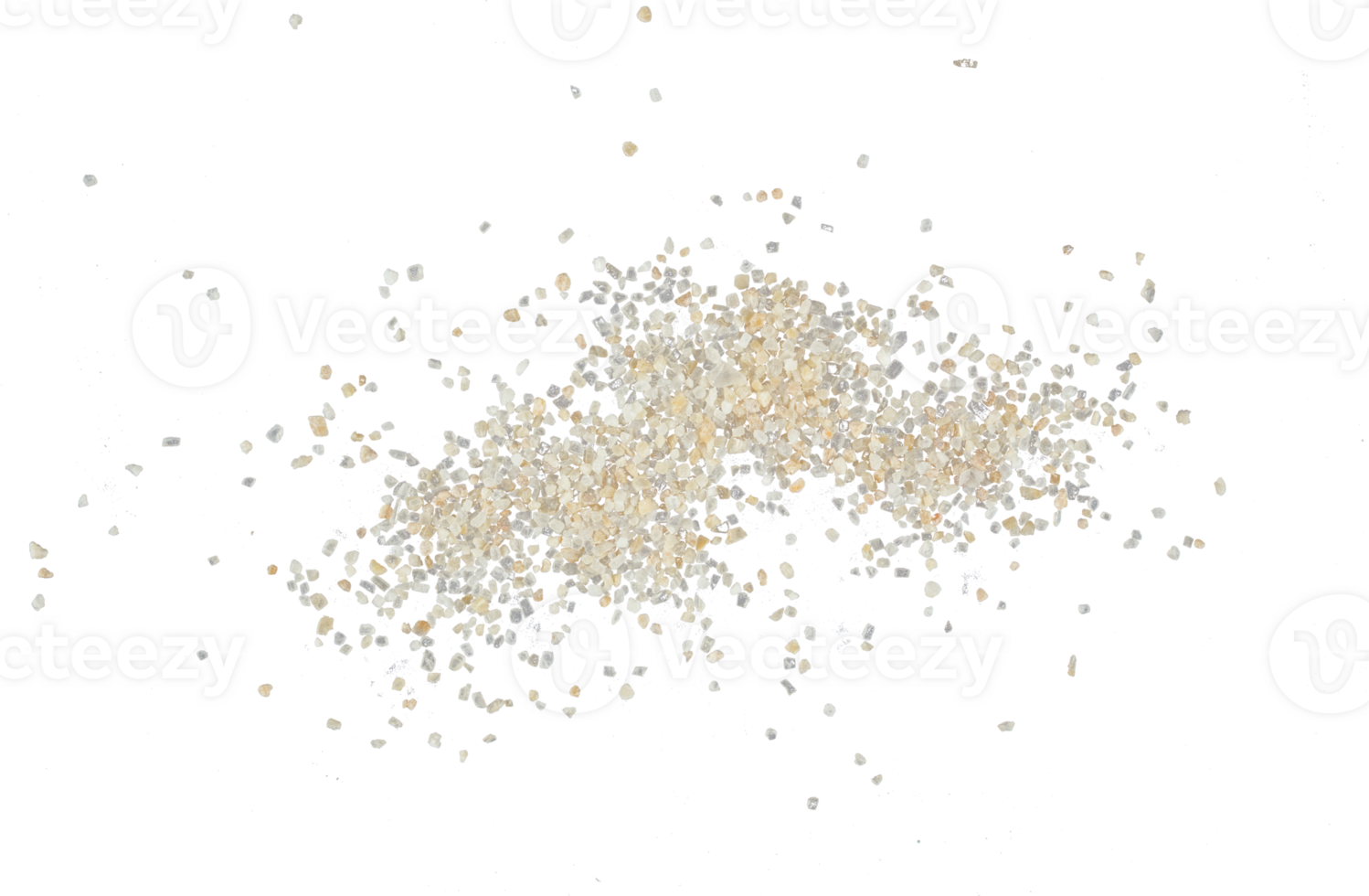 Particle of sand beach isolated png