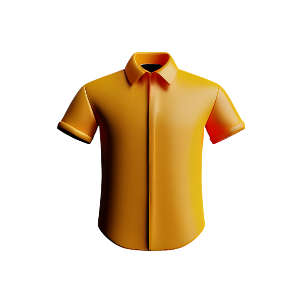 oversize shirt 3d rendering icon illustration png