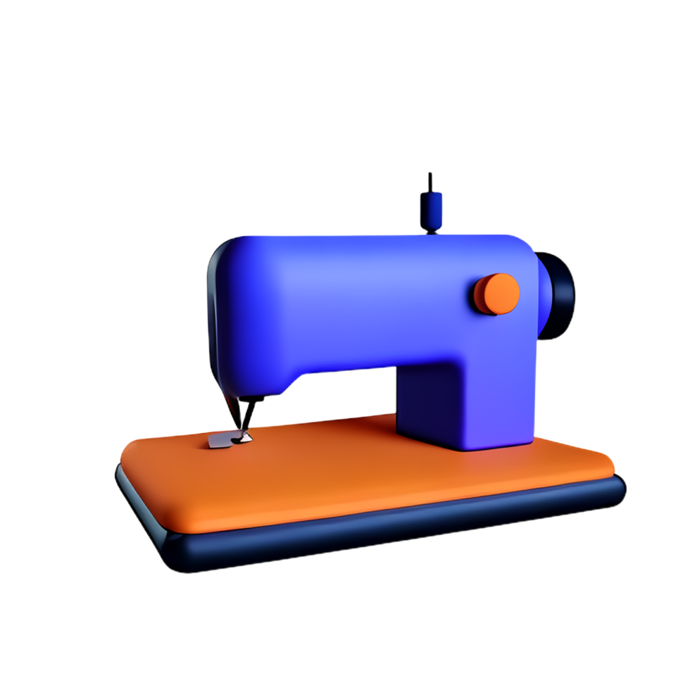 sewing 3d rendering icon illustration png