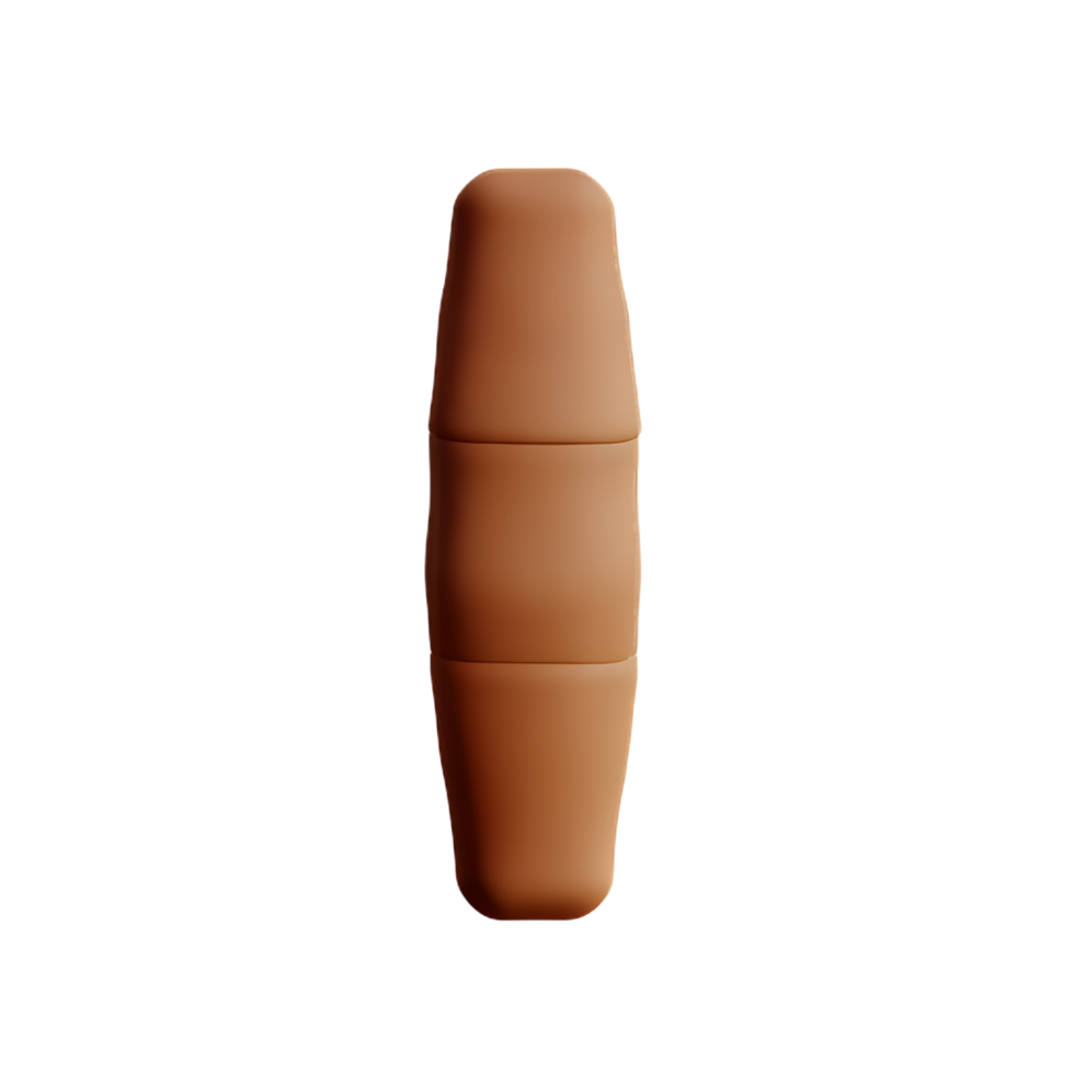 dog bone 3d rendering icon illustration png