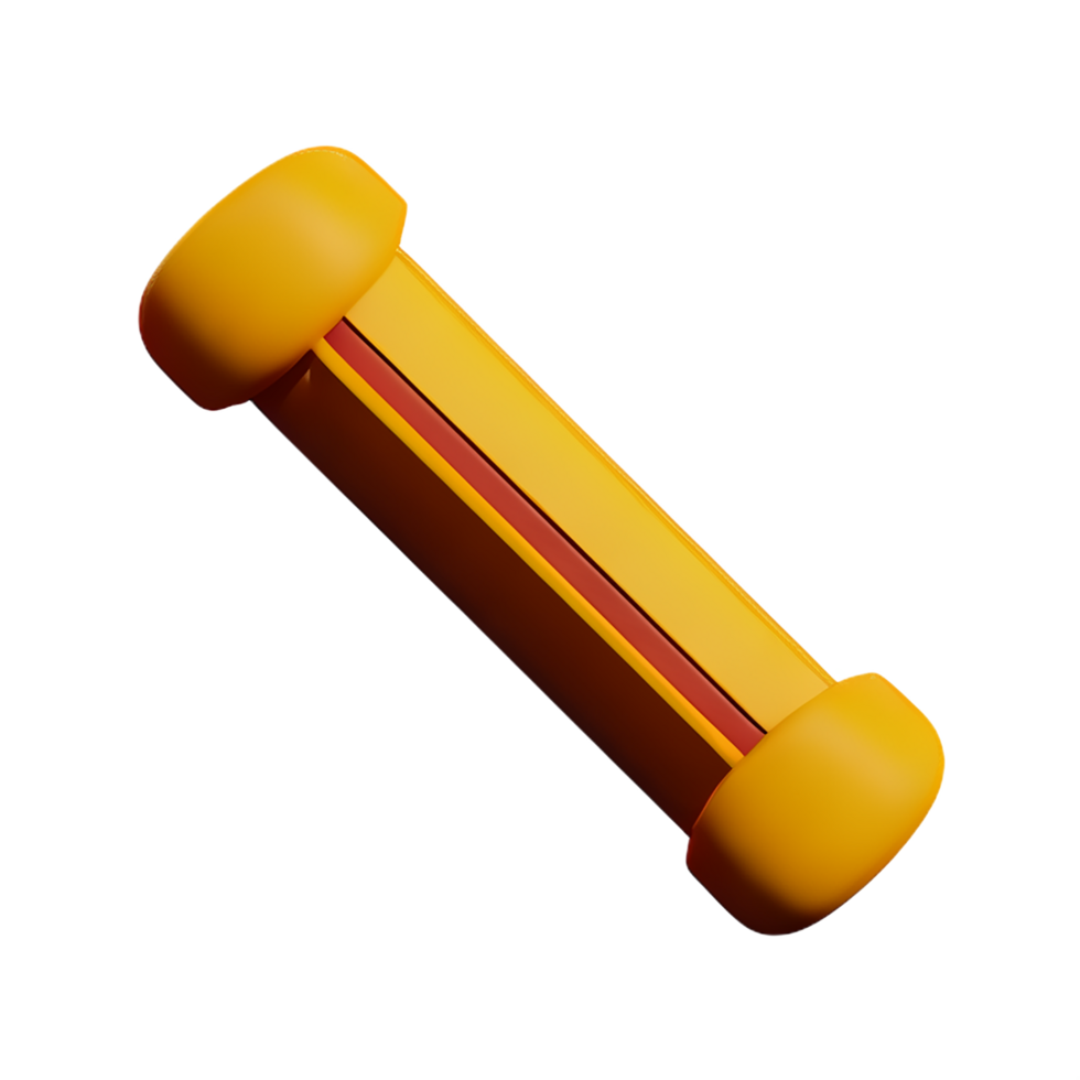 dog bone 3d rendering icon illustration png