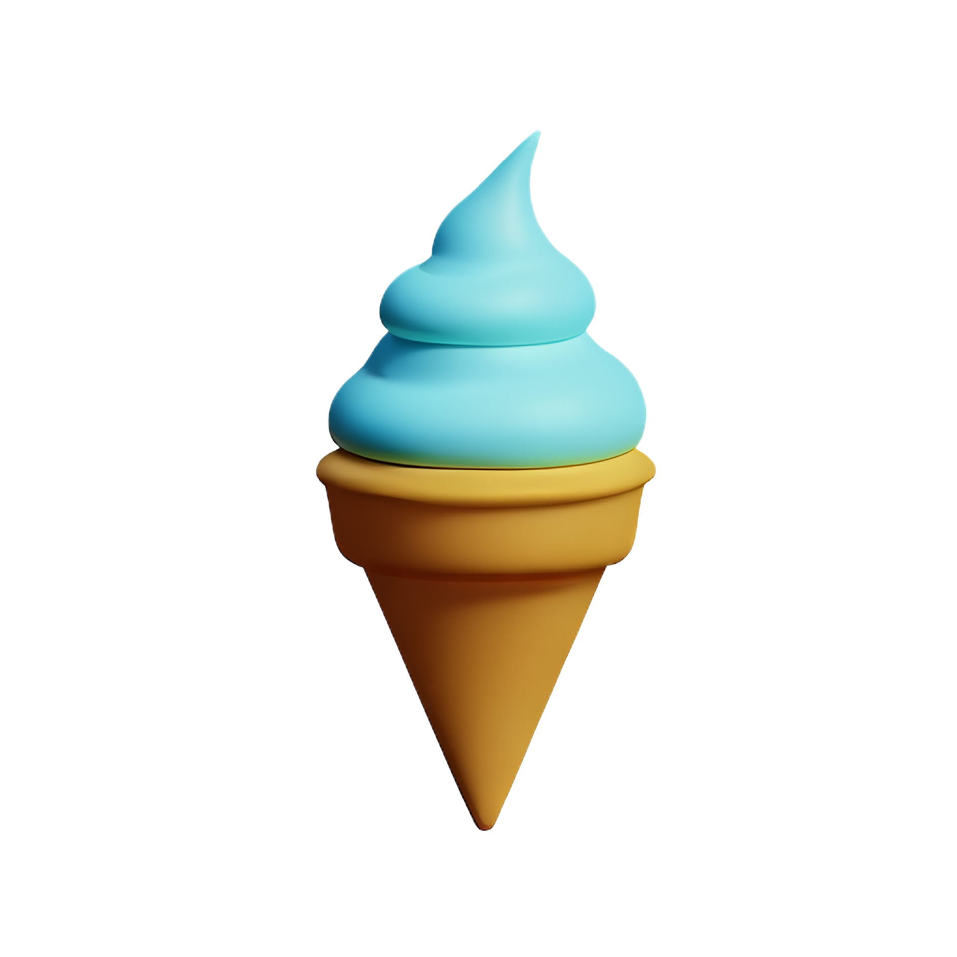 Vanille Eis Sahne 3d Rendern Symbol Illustration 29252402 PNG