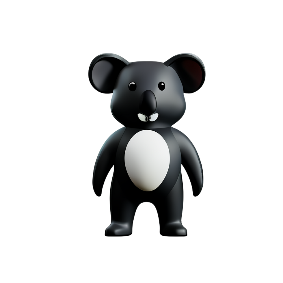 koala 3d rendering icon illustration png