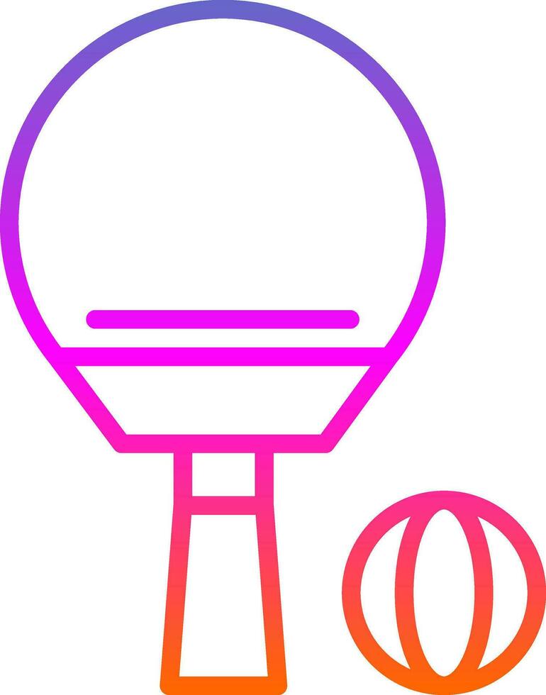 diseño de icono de vector de ping pong