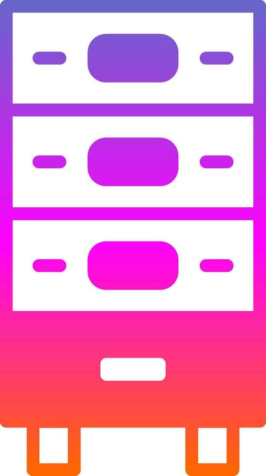 Drawer Vector Icon Design