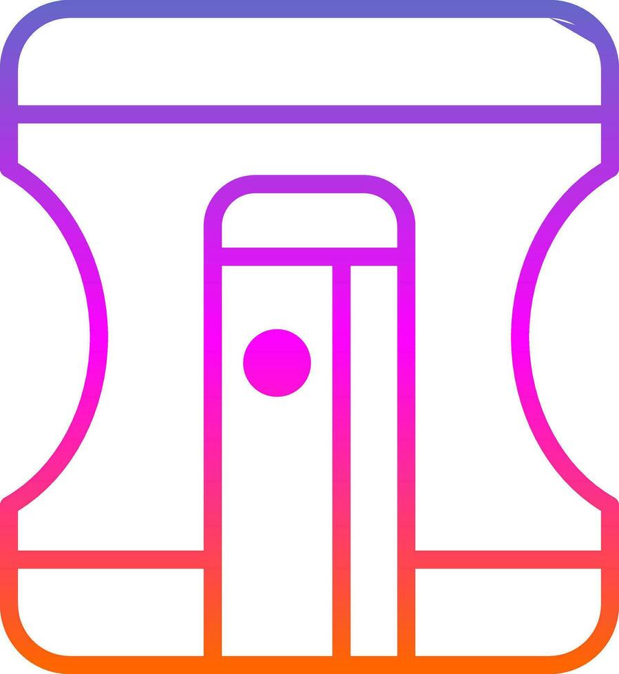 Pencil Sharpener Vector Icon Design