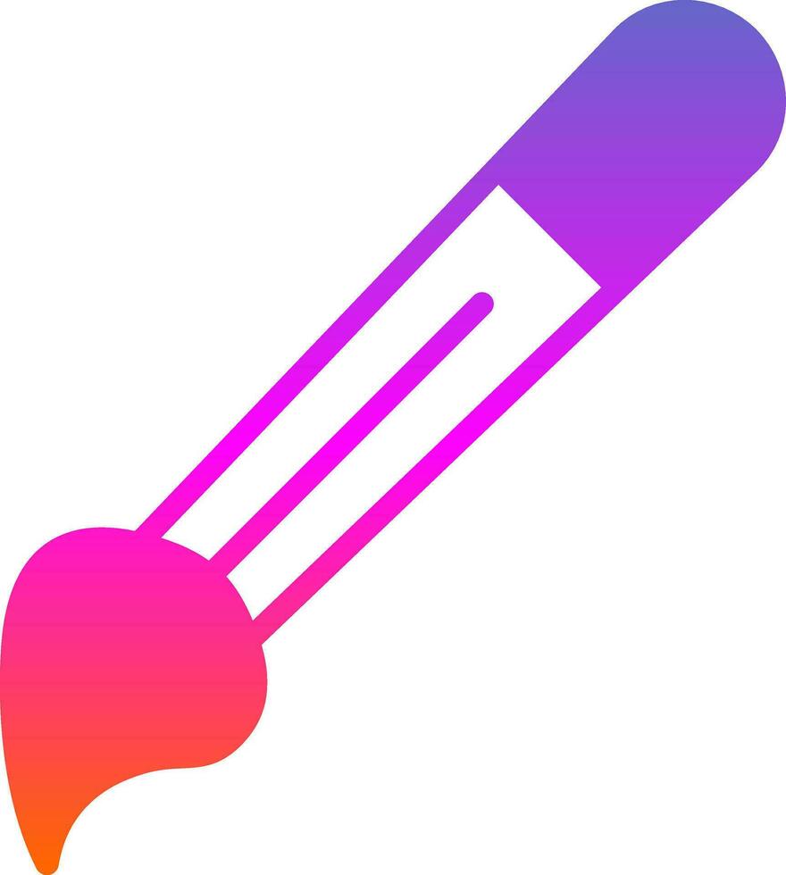 Paint Brush Vector Icon Design