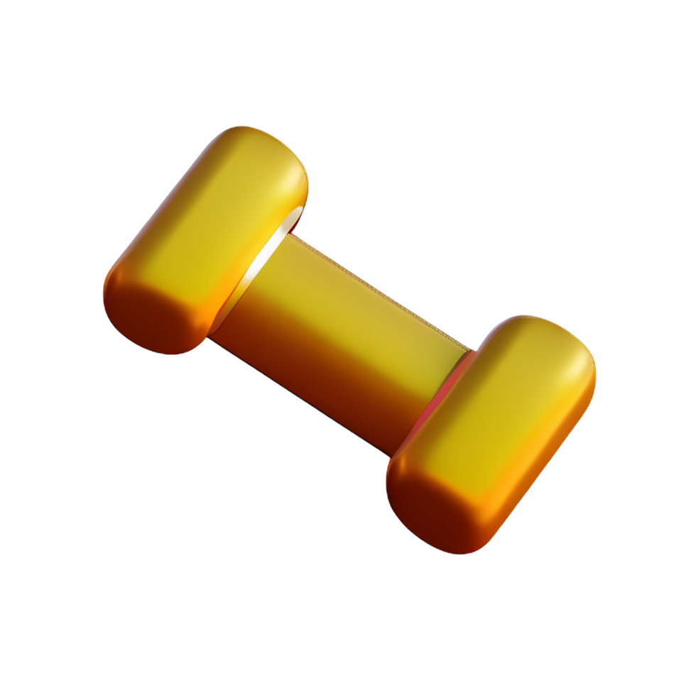 dog bone 3d rendering icon illustration png