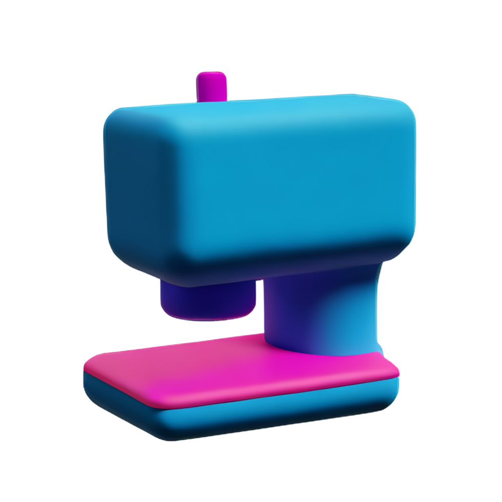 sewing 3d rendering icon illustration png