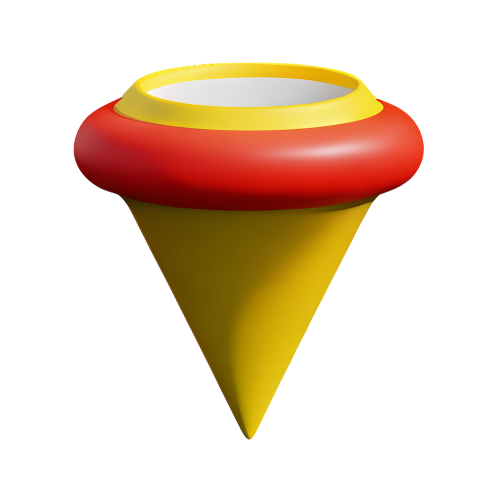 tornado 3d rendering icon illustration png