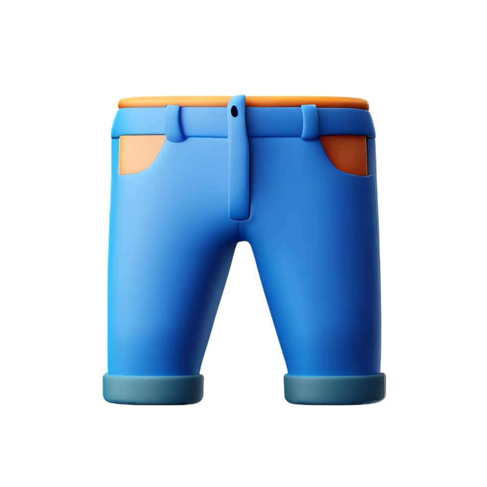 jeans 3d rendering icon illustration png