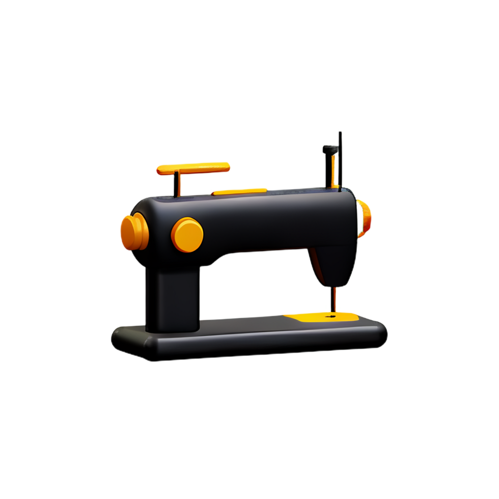 sewing 3d rendering icon illustration png