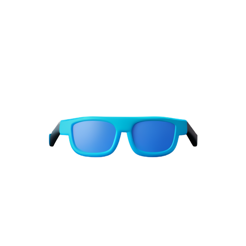 eye glasses 3d rendering icon illustration png