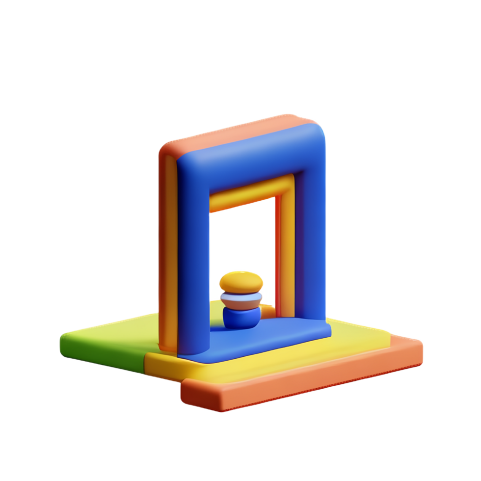maze 3d rendering icon illustration png