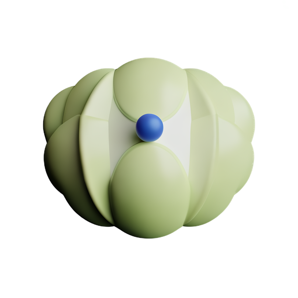 pearl 3d rendering icon illustration png