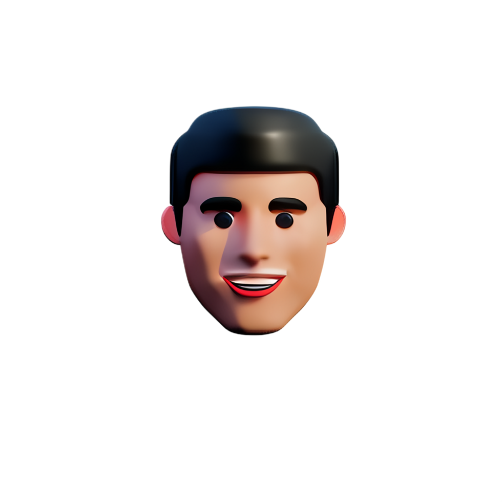 superman face 3d rendering icon illustration png