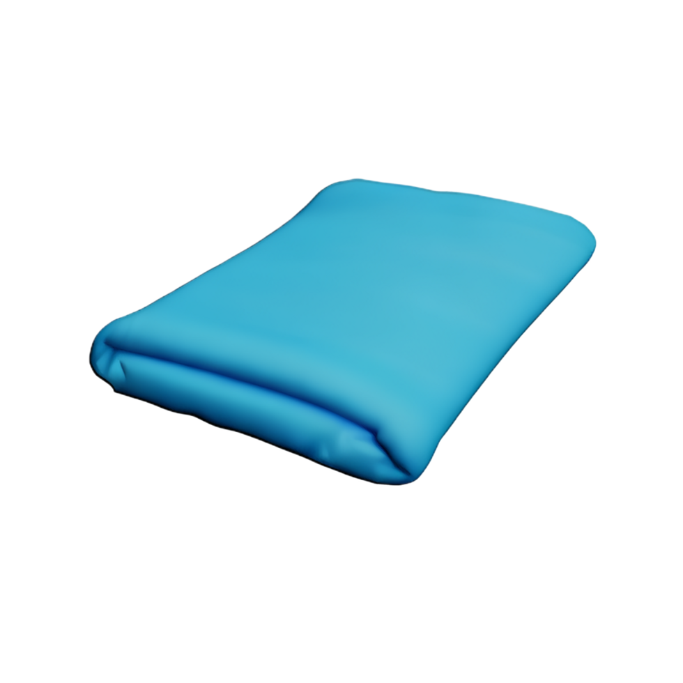 blanket 3d rendering icon illustration png