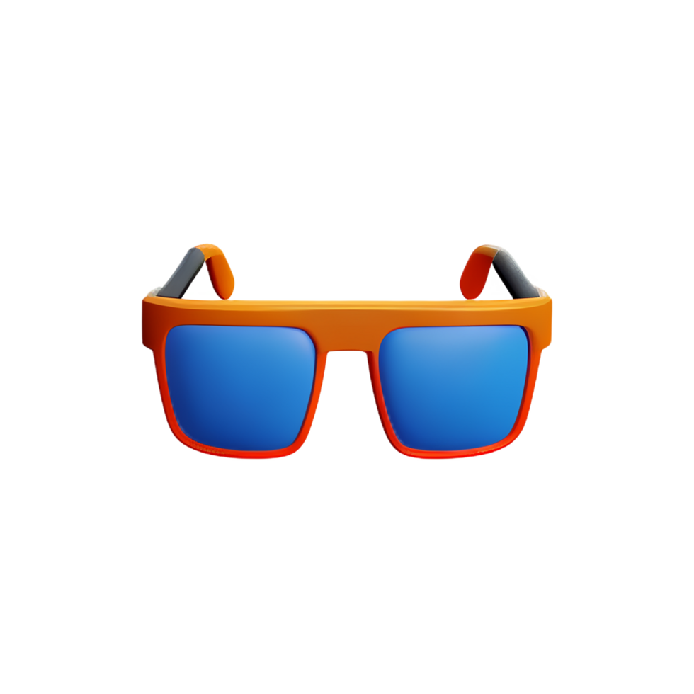 eye glasses 3d rendering icon illustration png