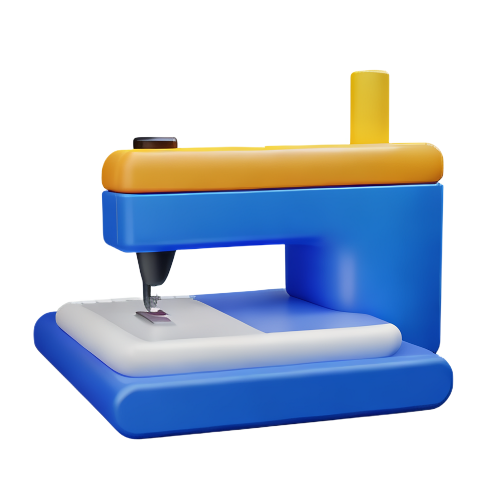 sewing 3d rendering icon illustration png