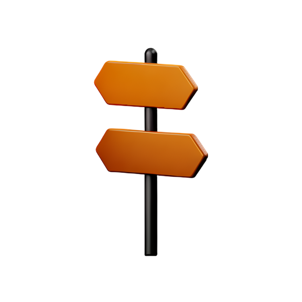 wood sign 3d rendering icon illustration png