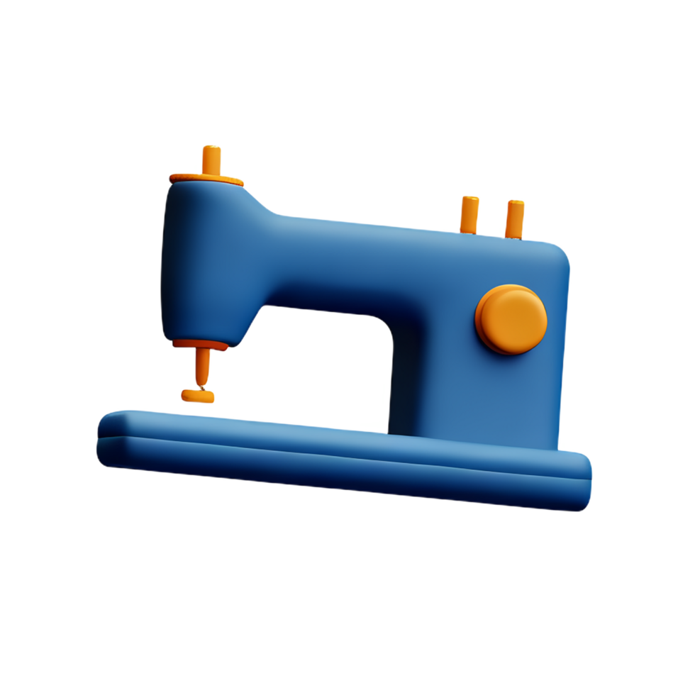 sewing 3d rendering icon illustration png