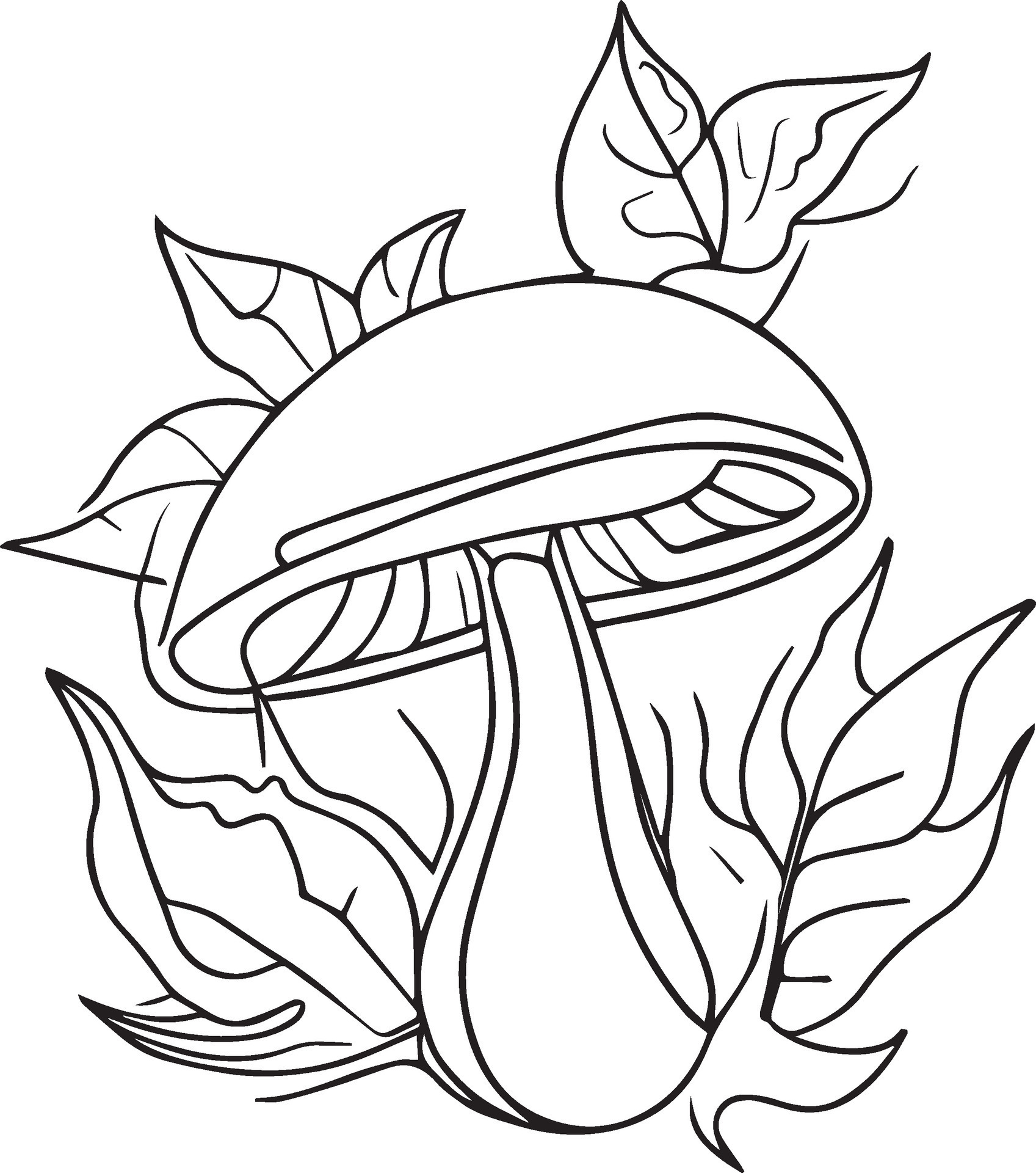 Line Art Illustration. Printable Coloring Pages for children