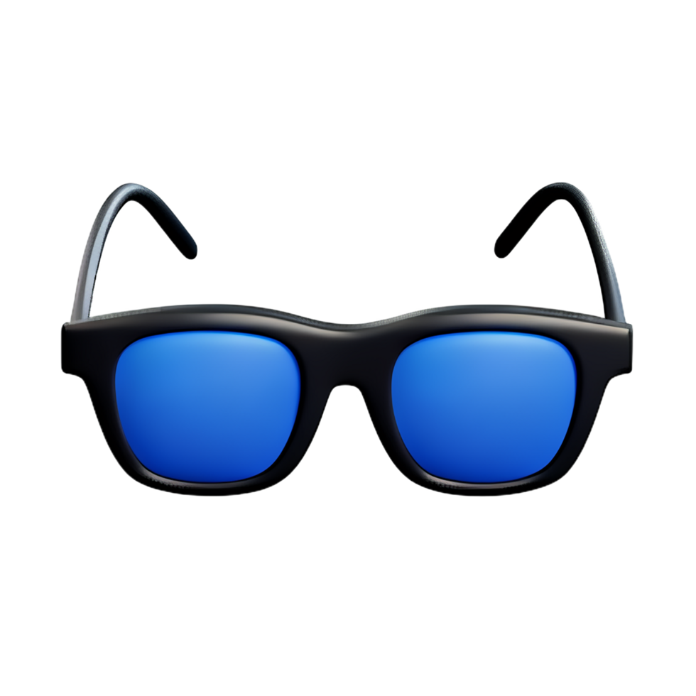 eye glasses 3d rendering icon illustration png