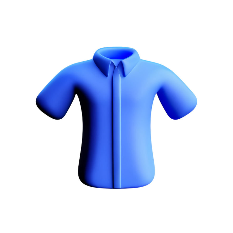 oversize shirt 3d rendering icon illustration png