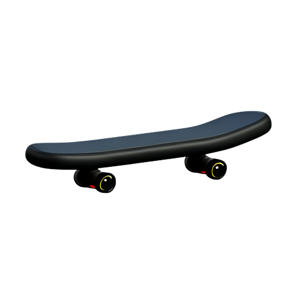 skateboard 3d renderen icoon illustratie png