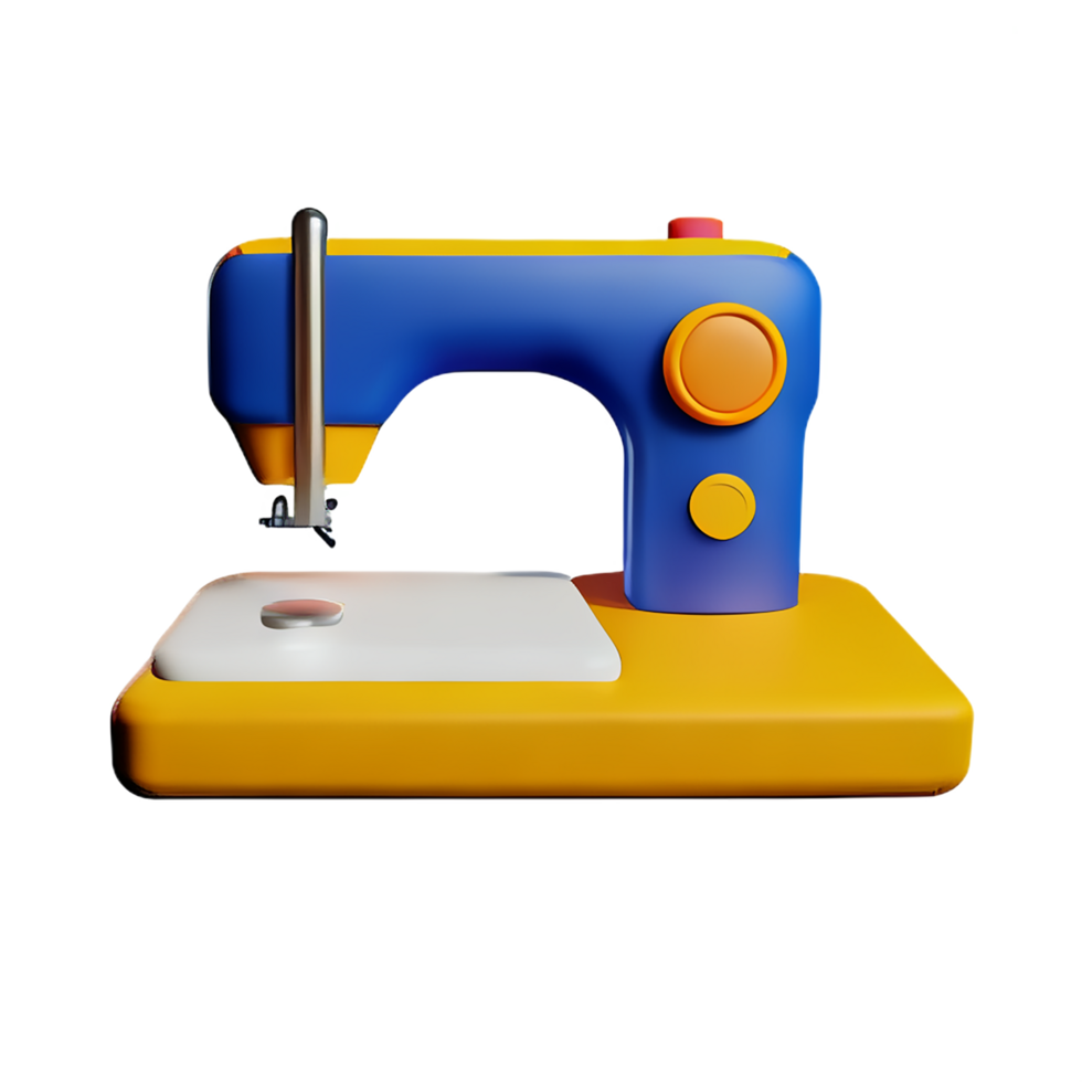sewing 3d rendering icon illustration png