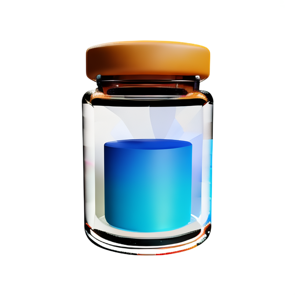 jar 3d rendering icon illustration png