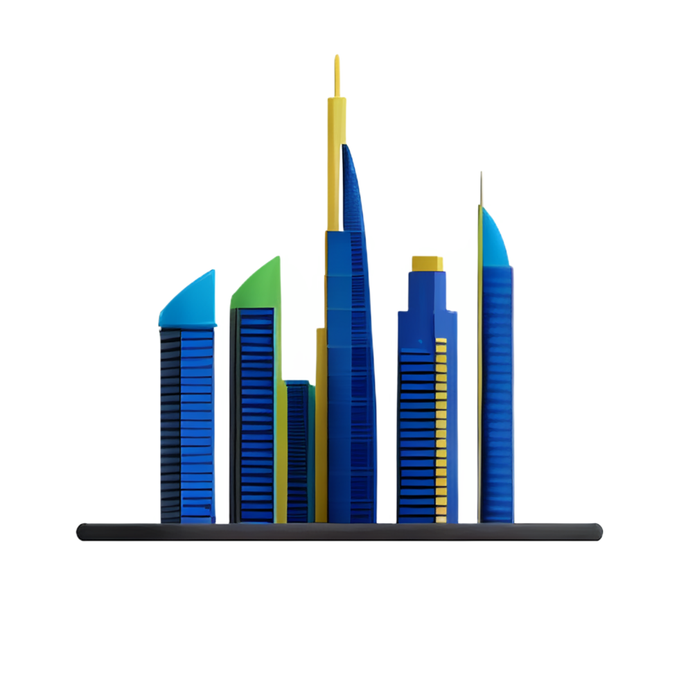 Dubai 3d Rendern Symbol Illustration png