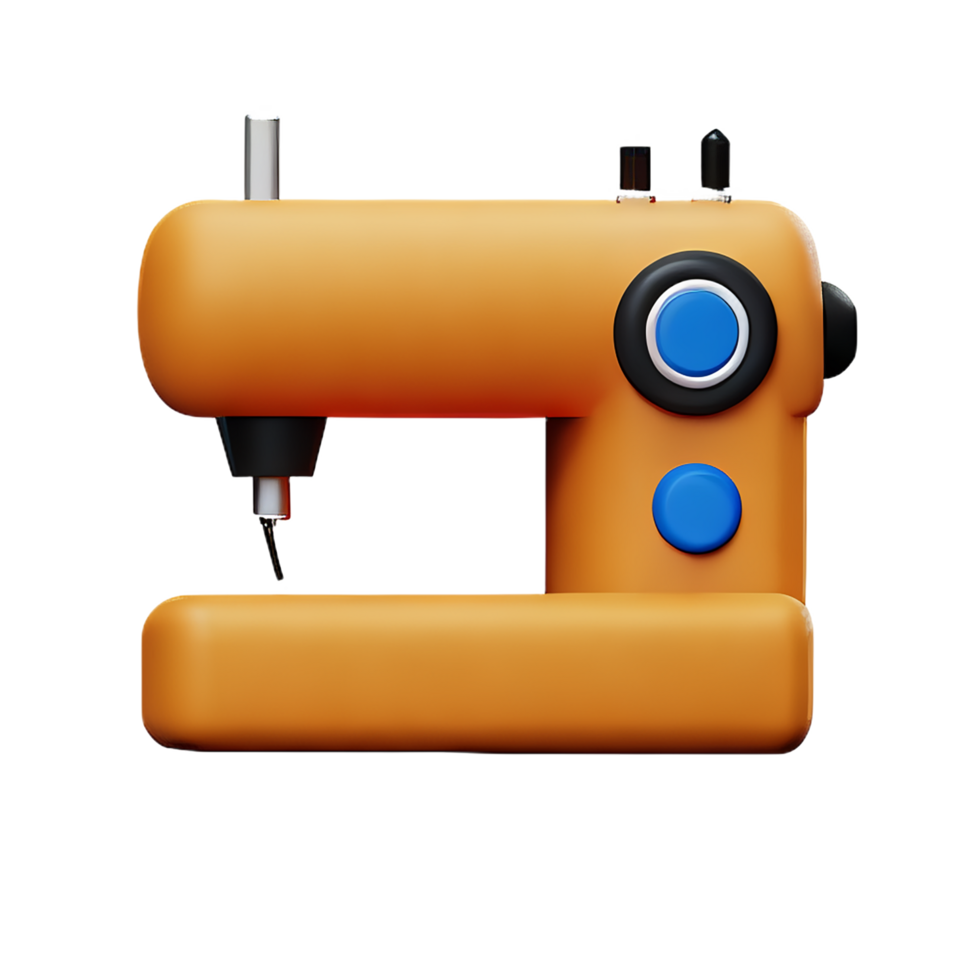 sewing 3d rendering icon illustration png