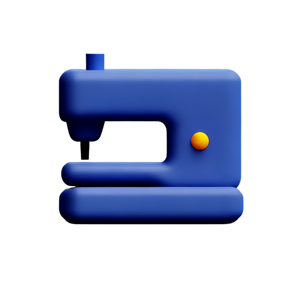 sewing 3d rendering icon illustration png