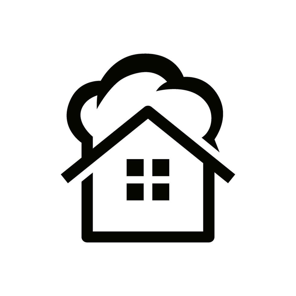 home chef outline vector logo