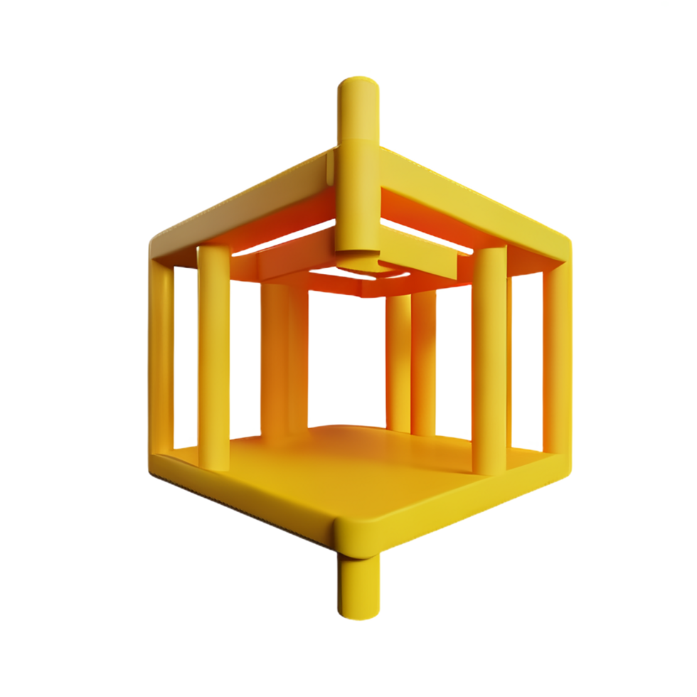 maze 3d rendering icon illustration png