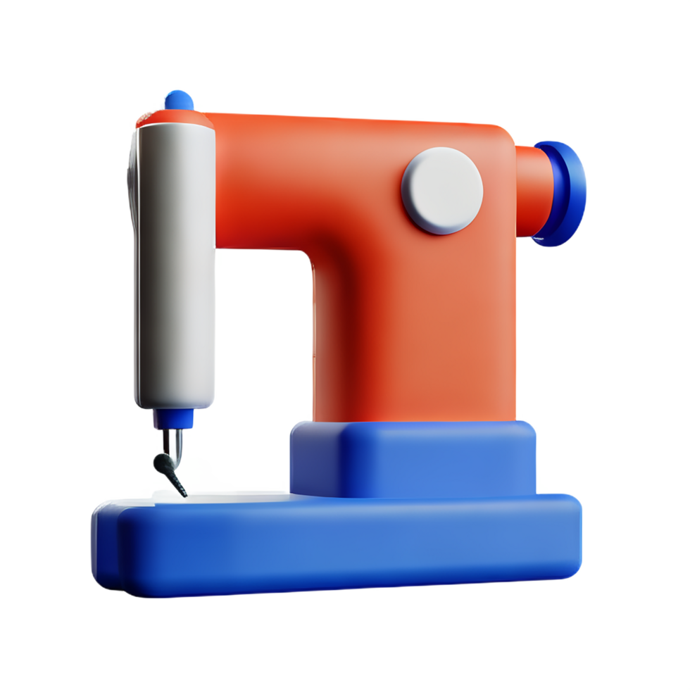 sewing 3d rendering icon illustration png