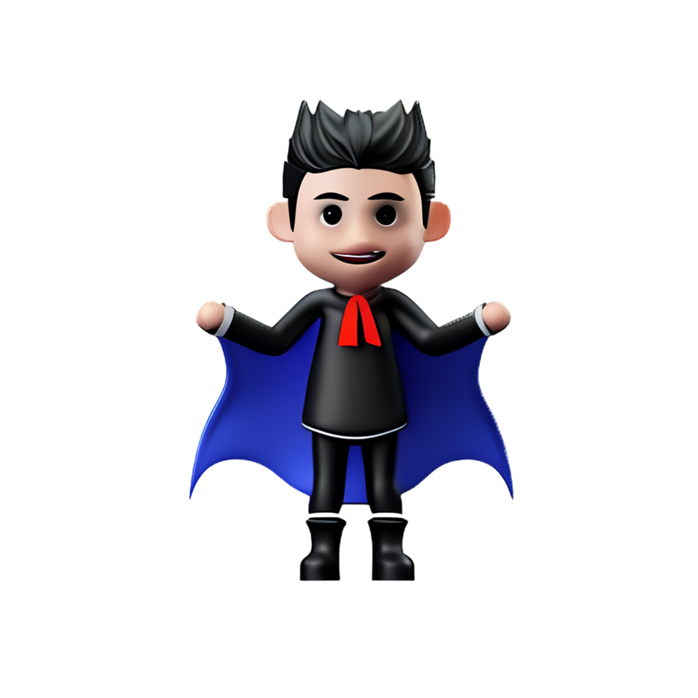 vampire 3d rendering icon illustration png