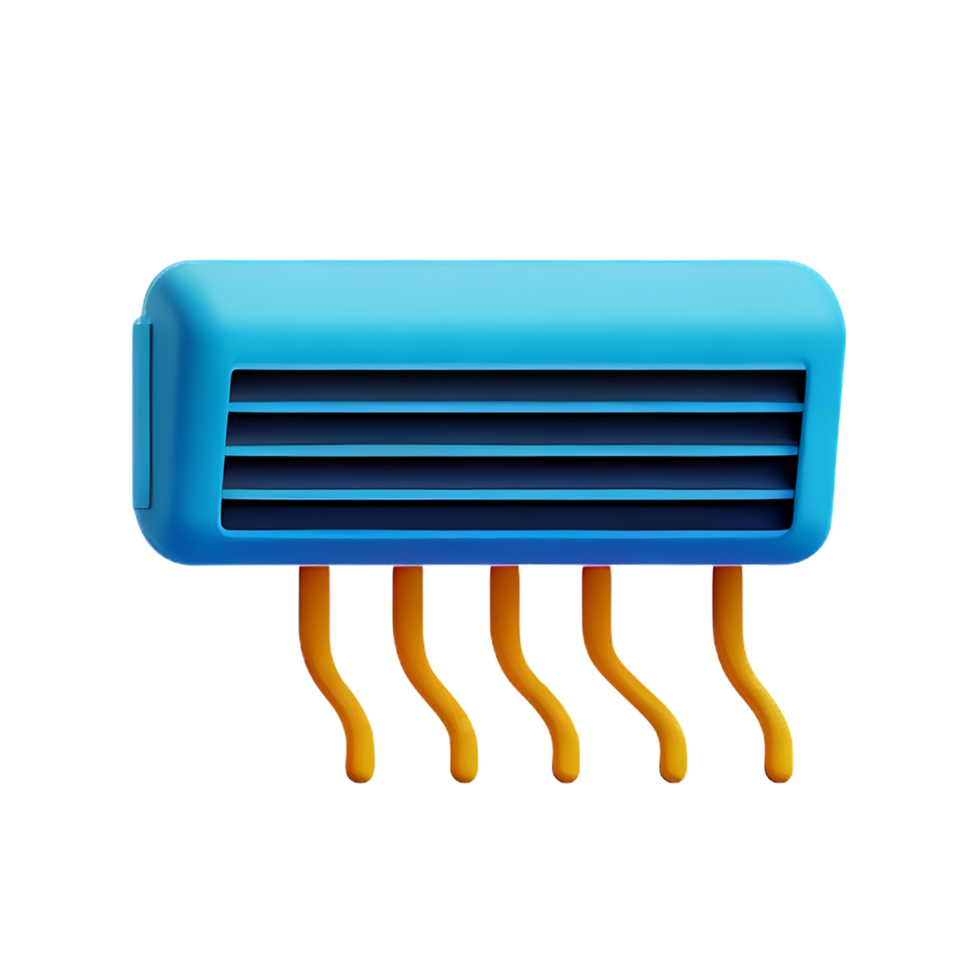 air Conditionneur 3d le rendu icône illustration png