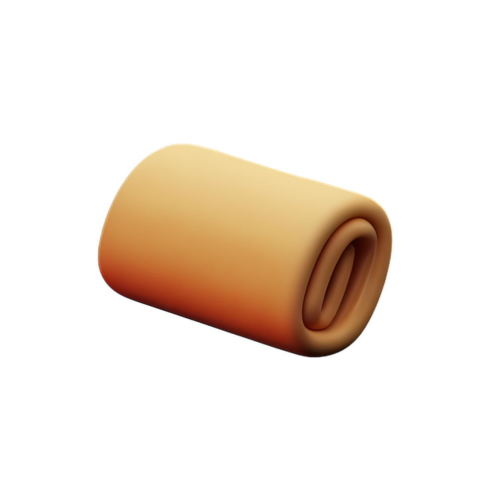 blanket 3d rendering icon illustration png