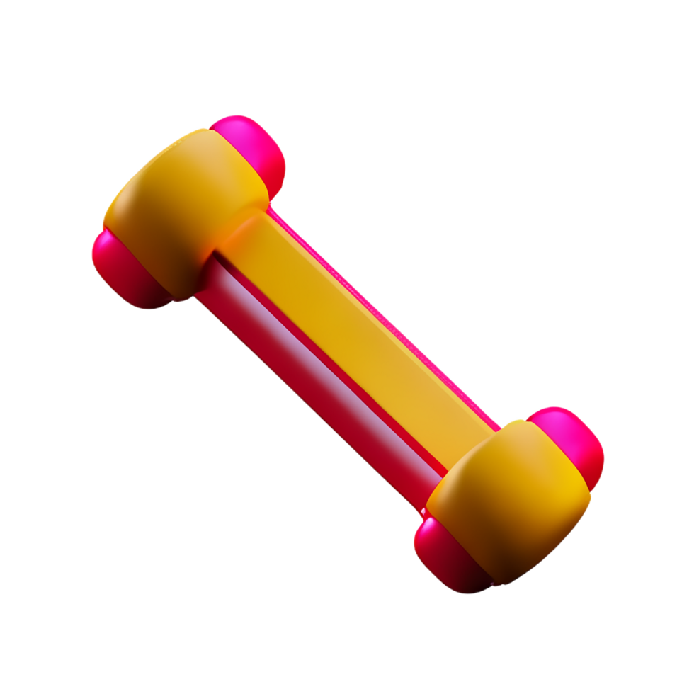 dog bone 3d rendering icon illustration png