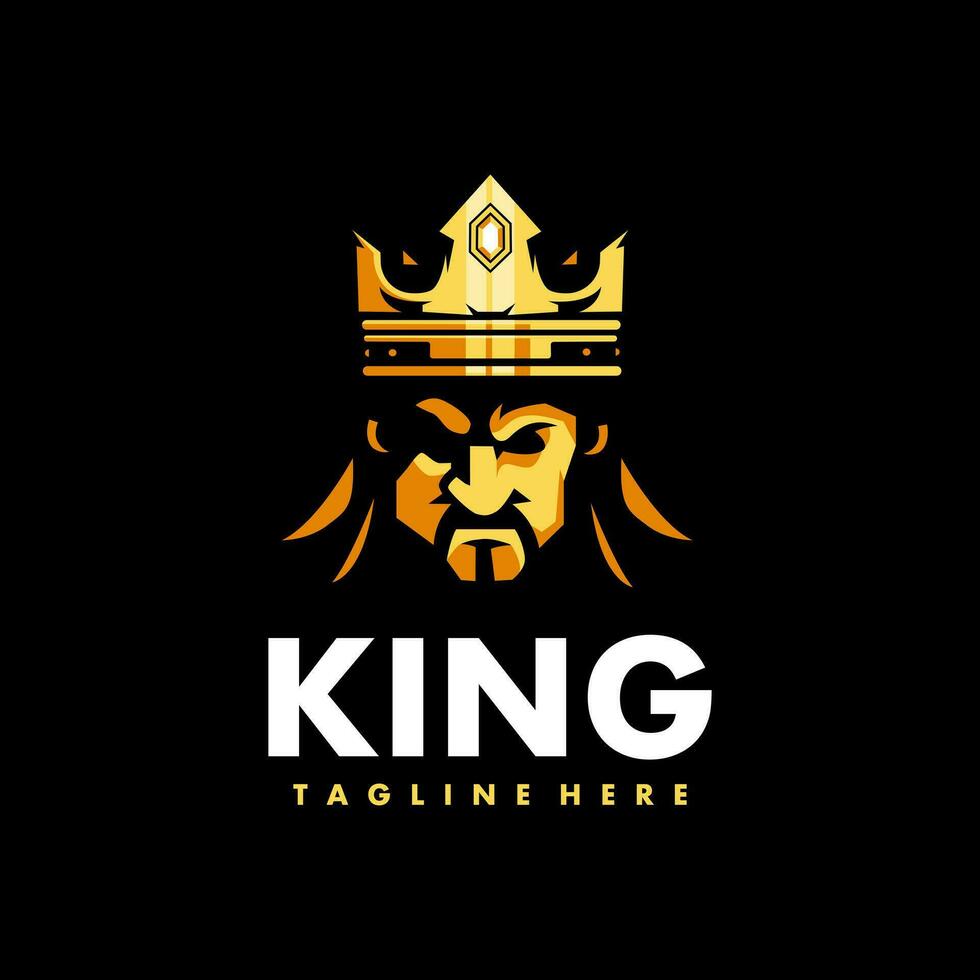 King Logo Design Vector