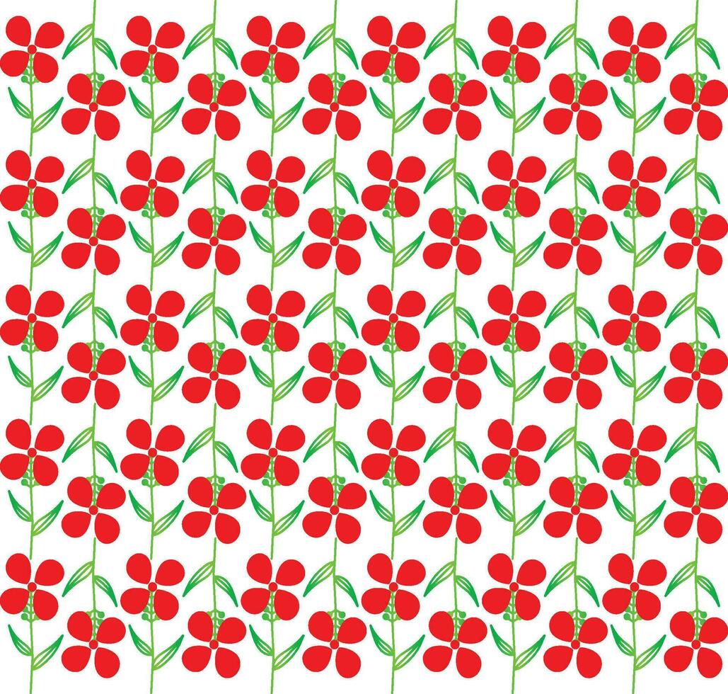 Abstract seamless pattern with silhouettes flowers in black and white. Floral repeating monochrome background. Endless print texture. Fabric design. Wallpaper - vector